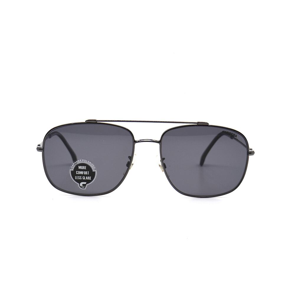 BRAND NEW CARRERA 182/F/S BLACK GREY POLARIZED AVIATOR SUNGLASSES - Picture 4 of 11